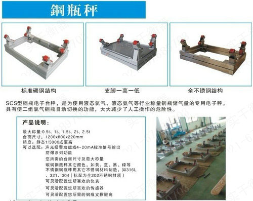 防爆鋼瓶秤